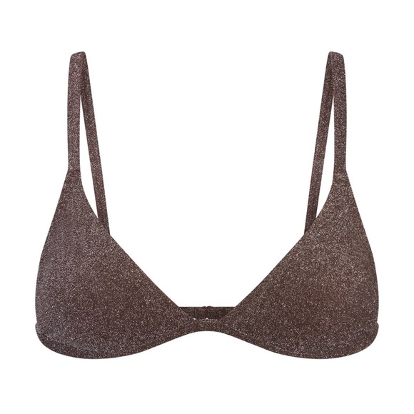SKIMS Other - SKIMS SWIM GLITTER BIKINI TOP